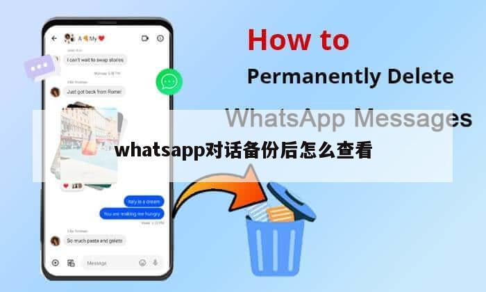 whatsapp对话备份后怎么查看
